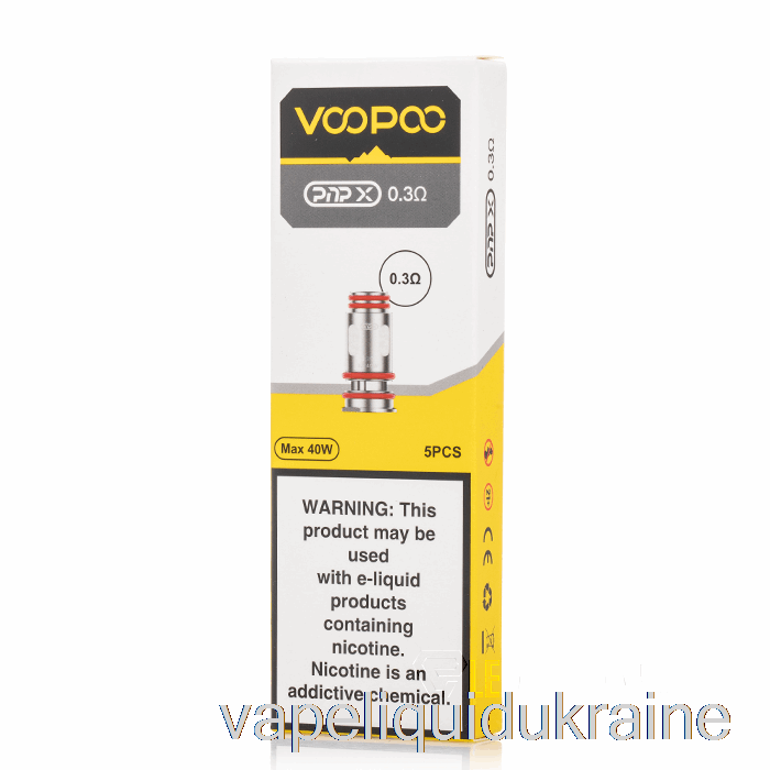 Vape Ukraine VOOPOO PnP-X Replacement Coils 0.3ohm PnP-X Coils